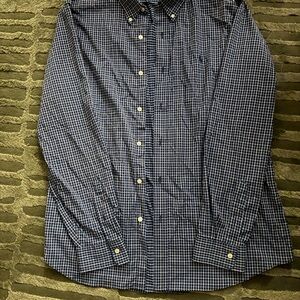 Men's Blue Checkered Shirt